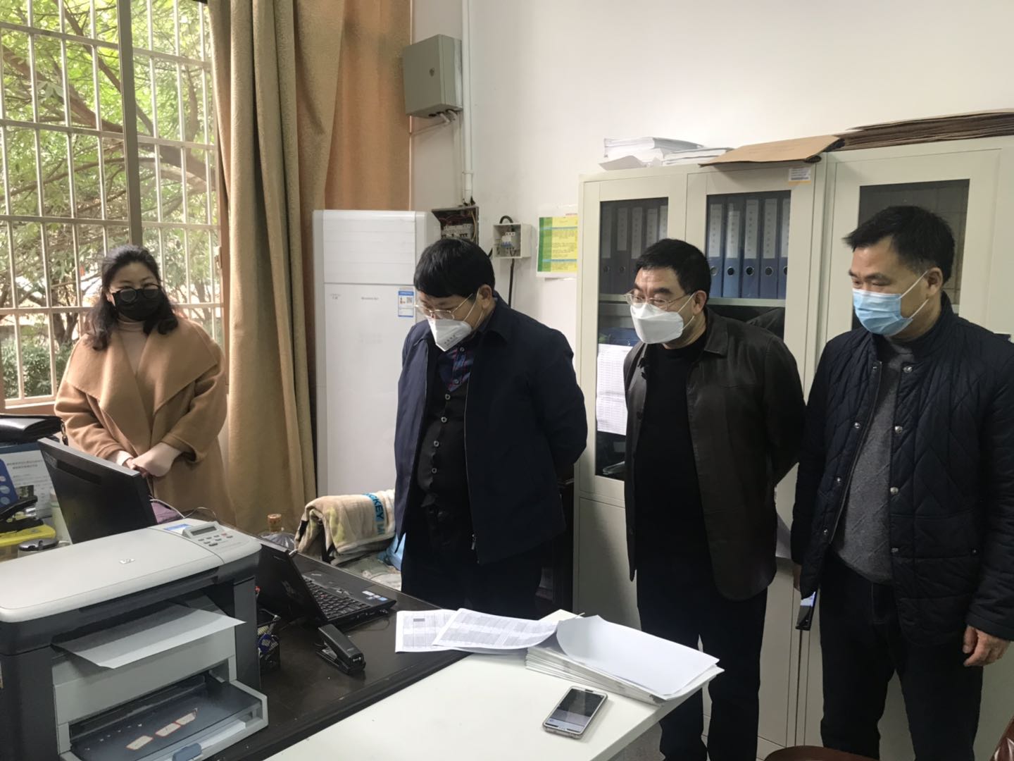 党委书记罗成翼一行来我院督查线上教学工作-湖南城市学院理学院/教师